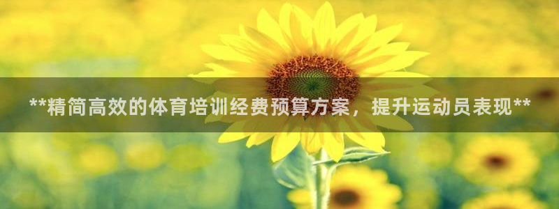 尊龙凯时新闻：**精简高效的体育培训经费预算方案，提