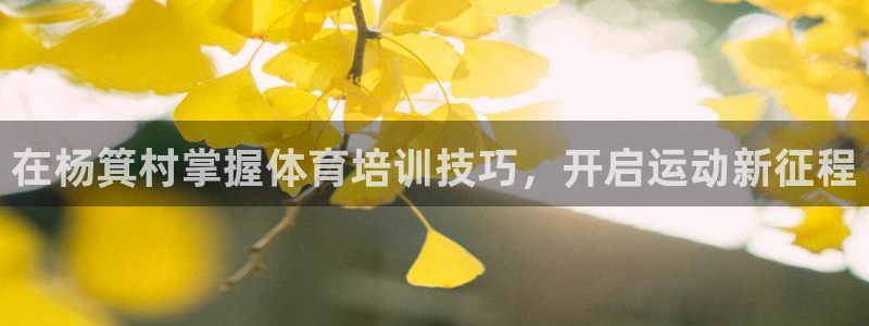 尊龙ag旗舰厅手机版：在杨箕村掌握体育培训技巧，开启