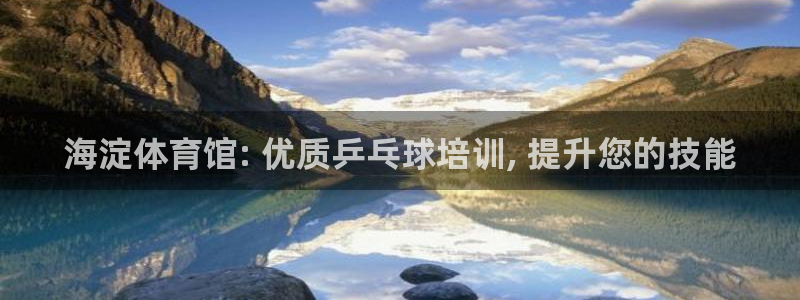 尊龙凯时始人生就是博：海淀体育馆: 优质乒乓球培训,