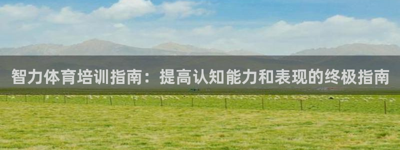 凯时国际官方版：智力体育培训指南：提高认知能力和表现
