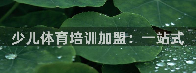 尊龙d88官网QU来就送38：少儿体育培训加盟：一站式